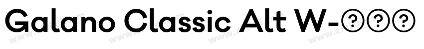Galano Classic Alt W字体转换